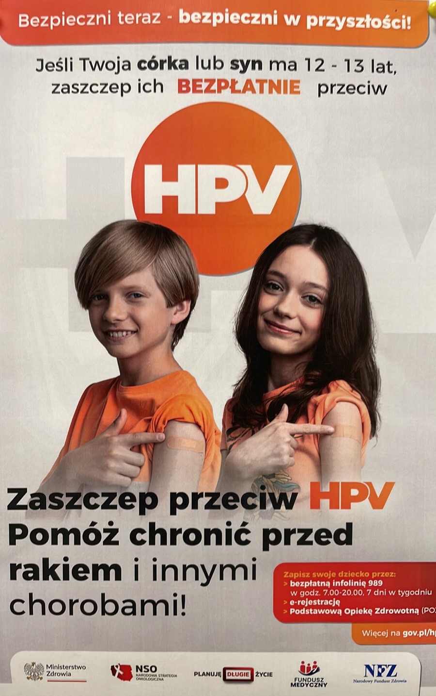 Obrazek wyróżniający SZCZEPIENIA PRZECIW HPV